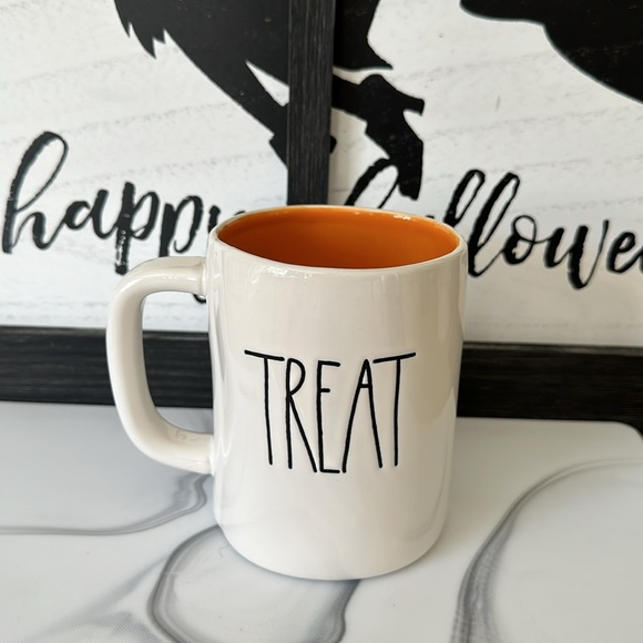 🎃Rae Dunn TRICK/TREAT Double Sided Mug - Picture 2 of 5
